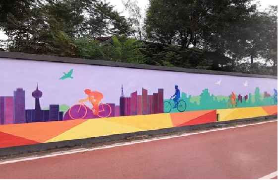 新蔡墙体彩绘-围墙