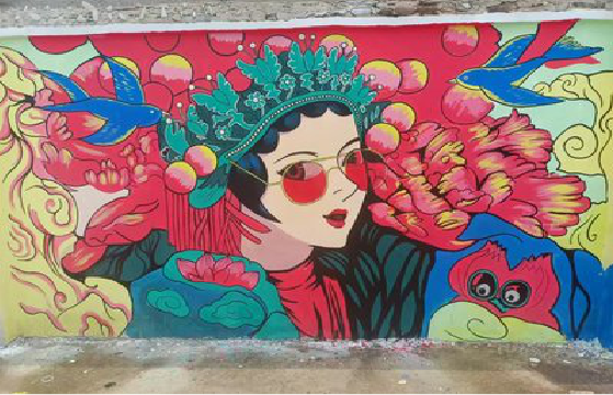 新蔡墙体彩绘-网红墙