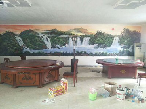 新蔡墙绘-写实风景