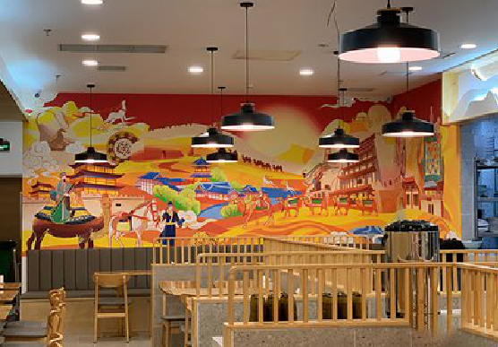 新蔡商业空间彩绘介绍。