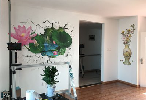 新蔡墙体彩绘相比墙纸的优势。