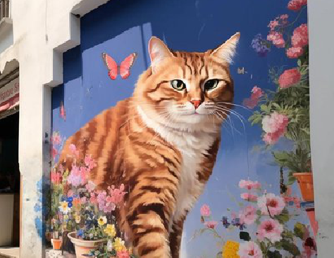 新蔡自己绘制有个性的手绘墙