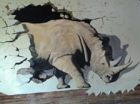 新蔡在墙绘中，如何绘制3D效果？