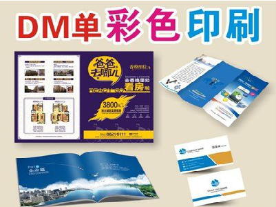 新蔡单页印刷，色彩搭配简单。