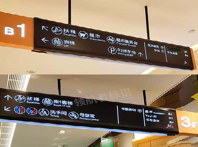 新蔡如何通过商场标识牌引导客流分布？